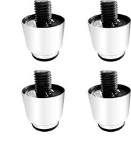 AP428 Buffalo stelvoeten voor inductiekookplaat met vier zones (4 stuks)