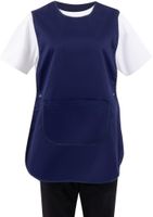 Whites Overgooierschort Met Zak Navy Blue - Whites Chefs Clothing B044