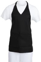 Halterschort Met V-Hals Zwart | Gastronoble B128 Whites 