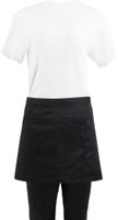 Whites Korte Sloof Zwart, Whites Chefs Clothing B131