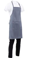 Colour by Chef Works halterschort grijs | B192