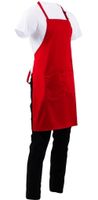 Colour by Chef Works halterschort rood - B196