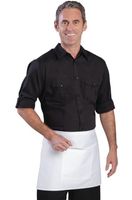 Uniform Works Heren Piloten Overhemd Zwart - Chef Works B210-S
