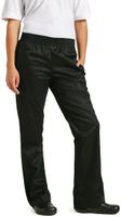 B223-XL Chef Works Basic Baggy dames koksbroek zwart XL