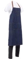 Lang schort | indigo | Chef Works - Urban | B341