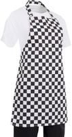 Whites kinderschort zwart-wit geruit | B357