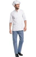 Chaud Devant Monza Koksbuis Korte Mouw Wit, Chaud Devant B502-S