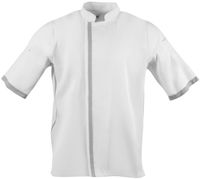 Whites Southside Unisex Koksbuis Korte Mouw Wit, Whites Chefs Clothing B998-XS