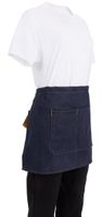 Whites Southside Sloof Blauw Denim 43x70cm, Whites Chefs Clothing BB465
