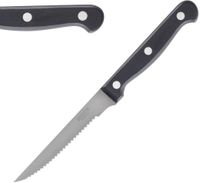 Olympia steakmessen | rvs & zwart heft | 21,5cm | C134