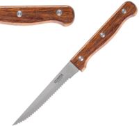 Olympia steakmessen | rvs & houten heft | 21,5cm | C136