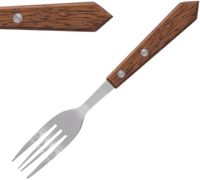 Olympia steakvork hout heft | 12 stuks | C137