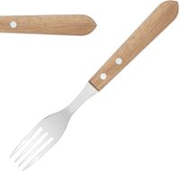 Olympia steakvork hout heft | 12 stuks | C137
