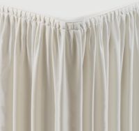 Combi tafelrok plissé | Ecru | CB085