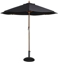 Bolero ronde zwarte parasol 2,5 meter | CB514