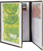 Securit Crystal menuhouder trio | CB843