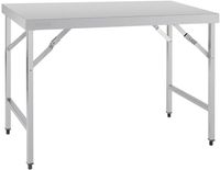Inklapbare Rvs Werktafel | 120cm | Vogue | CB905