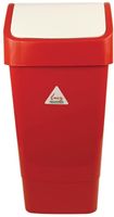 Afvalbak met schommeldeksel | rood | Scott Young | CC079