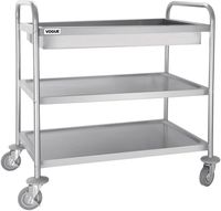 Rvs Serveerwagen | 3 Etages | Vogue | CC365