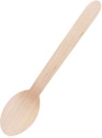 Houten bestek dessertlepel | 17cm | Plastico | CD904