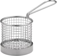 Olympia RVS mand met handgreep | CE148