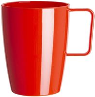 Kristallon beker met oor 28cl rood | CE289