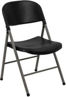 Bolero opklapbare stoelen zwart (2 stuks) | CE693