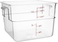 Polycarbonaat Voedseldoos | Vierkant | 10 liter | Vogue | CF024