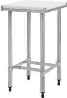 Rvs Snijtafel Met Hdpe Snijplank | 50cm | Vogue | CF740