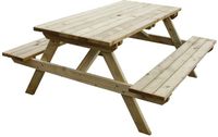 Rowlinson Houten Picknicktafel 150cm - Rowlinson CG095