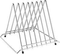 Hygiplas Heavy-Duty RVS Snijplankrek 7 Sleuven - Hygiplas CH052