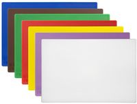 Hygiplas LDPE Snijplanken Set Met Rek (Set Van 7 - 10mm Hoog) - Hygiplas CH310