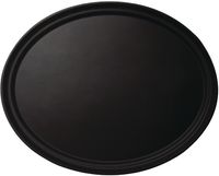 Cambro CamtREAd Ovaal Dienblad Zwart 60 X 73cm - Cambro CJ655