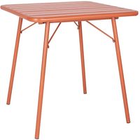Bolero Terracotta Vierkante Stalen Lattentafel - 700 Mm - CK064