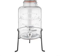 Olympia glazen retro waterdispenser met standaard 8,5L | CK939