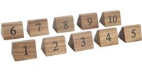 Olympia houten tafelnummers 1-10 | CL392