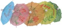 Parasols kleuren assorti | 17cm | CL443