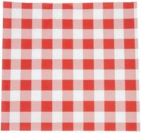Rood Gingham vetvrij papier | 25x25cm | CL657