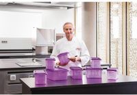 Araven | GN1/6 siliconen allergenen voedseldoos met deksel | 2,6 liter| CM786