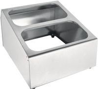 Vogue RVS GN-bakhouder rechthoekig |  CP541