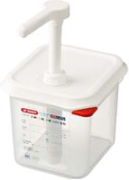 Araven sausdispenser GN 1/6 transparant 2,6ltr |  CR820