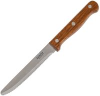Olympia steakmessen met ronde punt | hout heft | 21.5cm | CS717