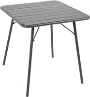 Bolero vierkante stalen tafel grijs 70cm | CS730
