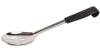 Vogue geperforeerde serveerlepel met zwarte handgreep 34cm | CS911