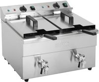 Buffalo Dubbele Inductiefriteuse 2x 3000w, Buffalo CT012