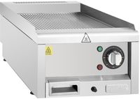 Buffalo 600 Serie Geribbeld Elektrische Bakplaat 400 Mm - CU474