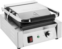 Buffalo Dubbele Contactgrill Geribbelde Platen - CU600