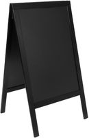 Securit Black Woody A-bord Groot met Stoepkrijt Bord - CU901