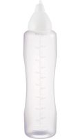Aravent transparante anti-drup knijpfles 1ltr |  CW114