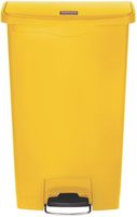 Rubbermaid Slim Jim Front Step pedaalemmer 68ltr geel - CW589
